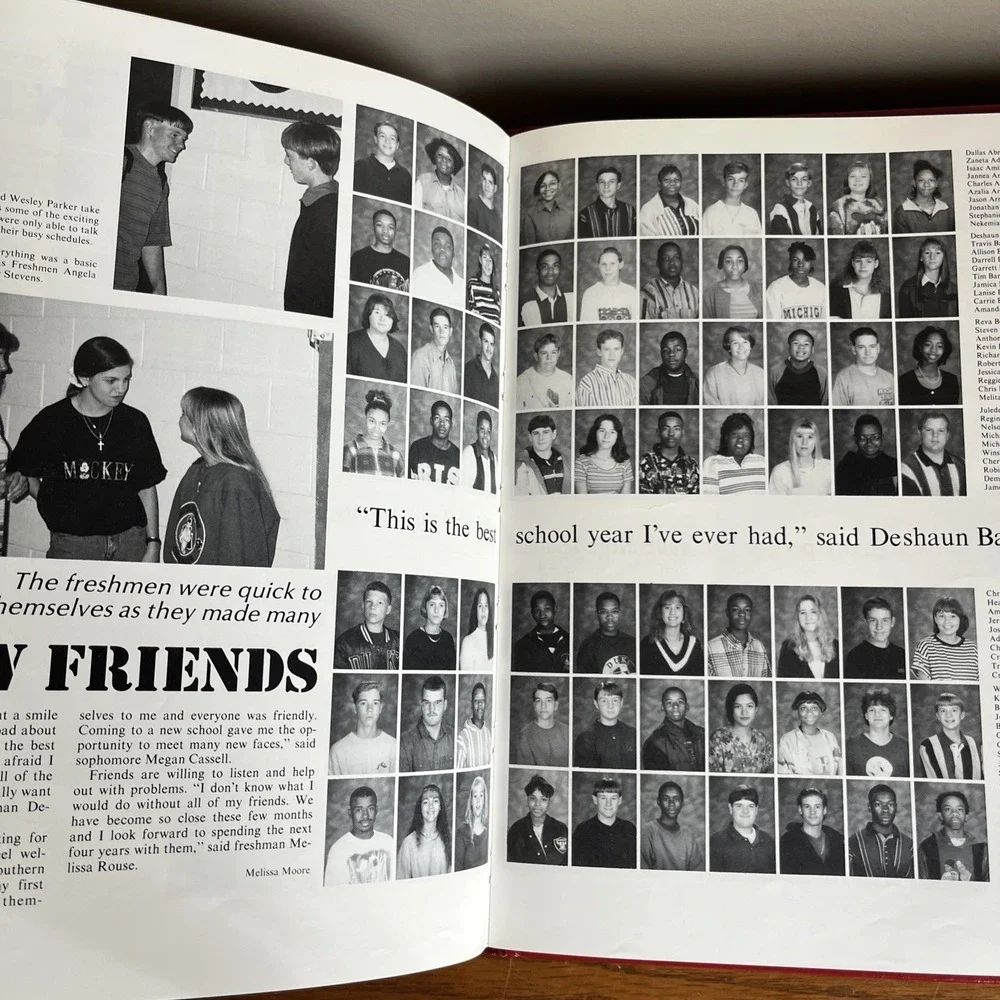 Vintage Yearbook 1995 Southern Wayne High School North Carolina Dudley Mt. Olive